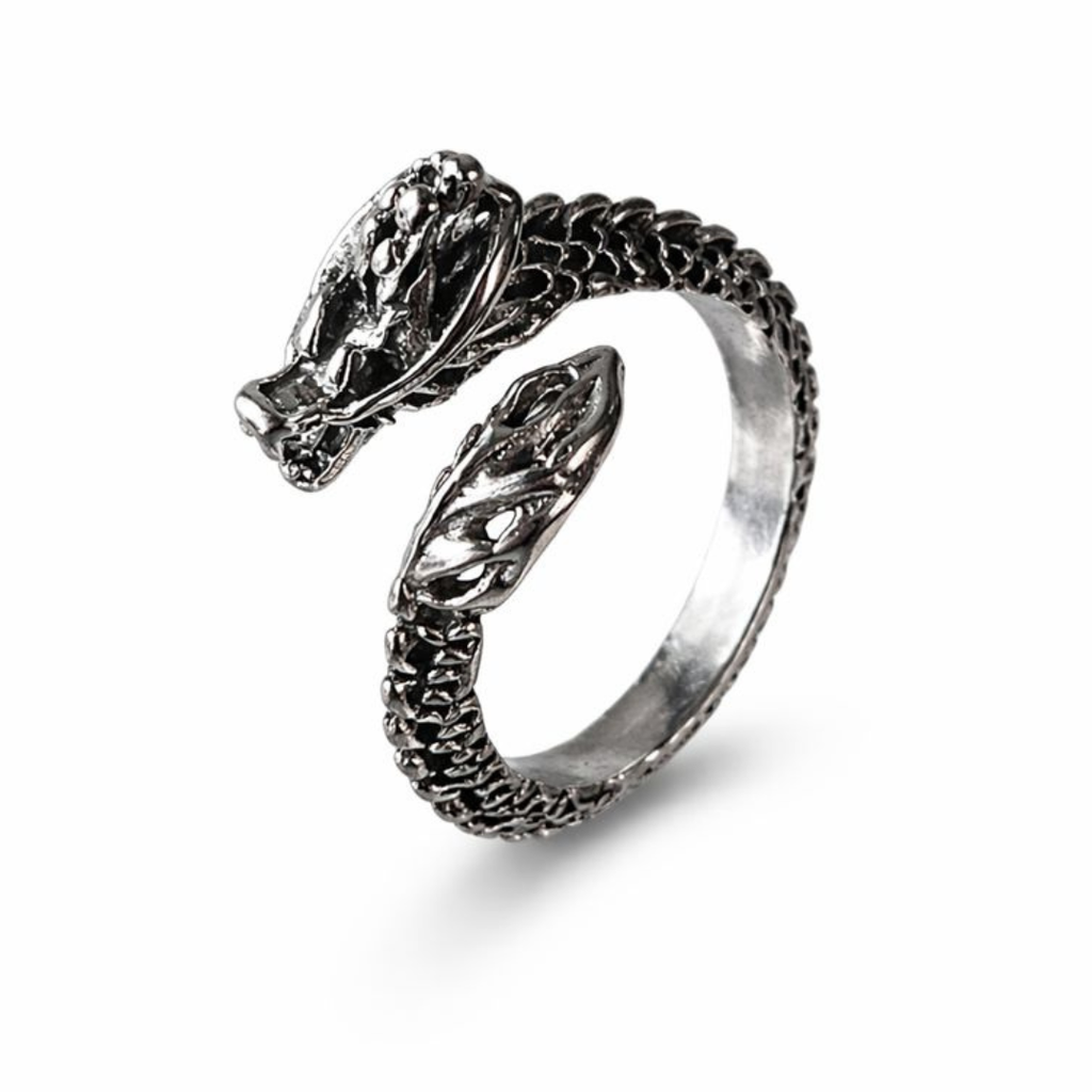 TWIN SERPENT TORQUE RING