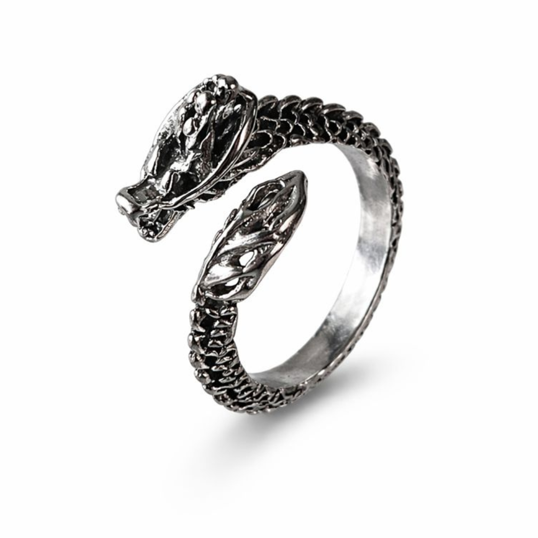 TWIN SERPENT TORQUE RING