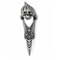 gothic skull knuckle ring