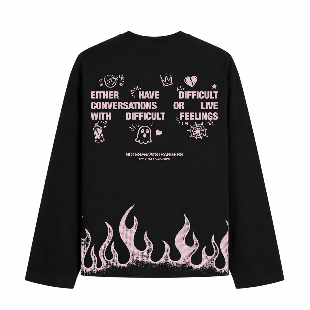 NOTE FROM STRANGER LONG-SLEEVED TSHIRT