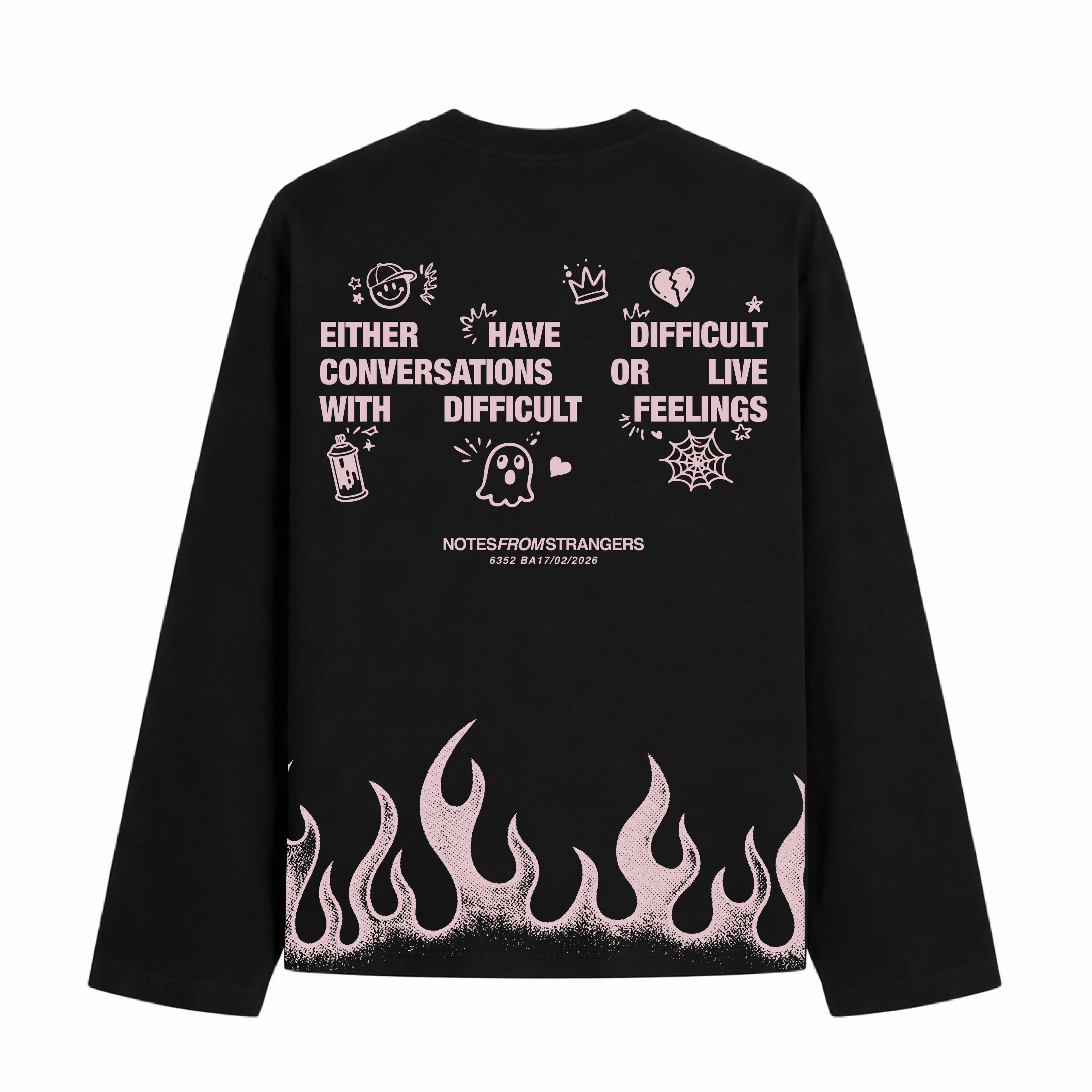 NOTE FROM STRANGER LONG-SLEEVED TSHIRT